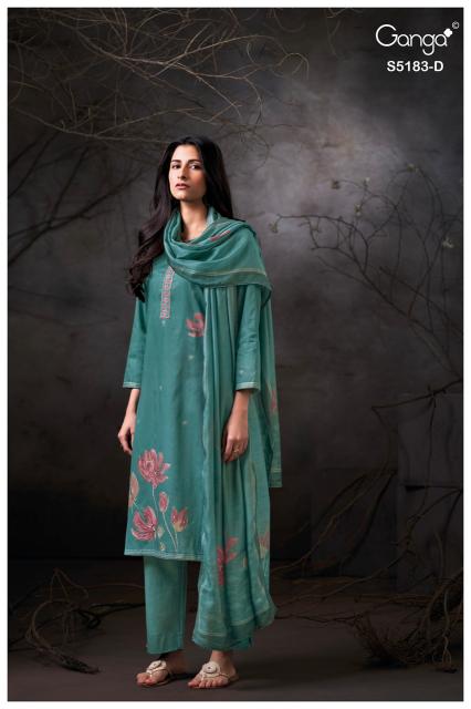 Ganga chiana 5183 dress materials wholesale